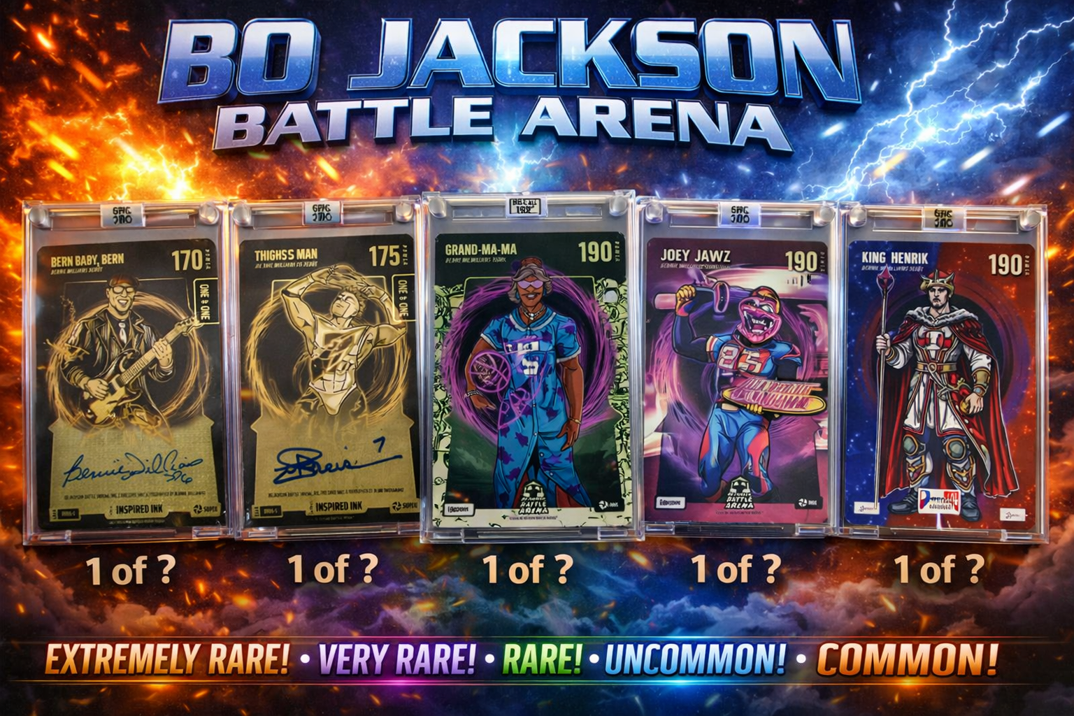 Bo Jackson Battle Arena — Print Run — Powered by Pegasus banner
